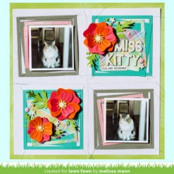 Stitched Square Frames 5 Stitched Square Frames -Craftora Sale Store PrettyPoppies StitchedSquareFrames MelissaMann