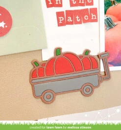 Pumpkin Wagon -Craftora Sale Store PumpkinWagon KnitPickyWinter LetItShineStarrySkies MelissaStinson 2