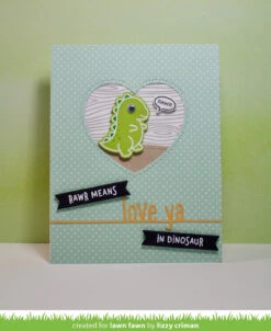 Love Ya Line Border - Lawn Fawn -Craftora Sale Store RAWR LoveYaLineBorder LizzyCriman1 bceefb35 da87 48ea 91ec 5e41e46f5539