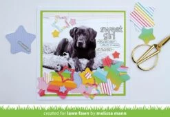 Outside In Stitched Star Stackables -Craftora Sale Store Rainbow LawnFawn MelissaMann1