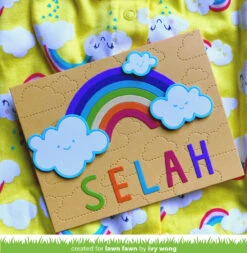 Rainbow -Craftora Sale Store Rainbow SimplePuffyClouds SimplePuffyCloudFrames Finley sABCs StitchedCloudBackdrop IvyWong2
