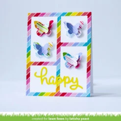Mini Pop-up Butterflies -Craftora Sale Store ReallyRainbow MiniPopUpButterflies PeekabooBackdrop LatishaYoast