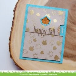 Happy Fall Line Border -Craftora Sale Store RevealWheelFallLeaf SparkleCardstock HappyFallLineBorder MelissaStinson