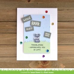 Critter Chatter: Pets -Craftora Sale Store SayWhatPets CritterChatter StitchedSpeechBubbleBackdrop ChariMoss1