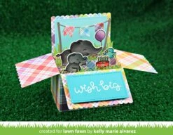 Scalloped Box Card Pop-up -Craftora Sale Store ScallopedBoxCardPopUp ElphieSelphie KellyAlvarez1