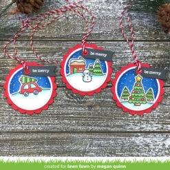 Scalloped Circle Gift Tag -Craftora Sale Store ScallopedCircleGiftTag MeganQuinn