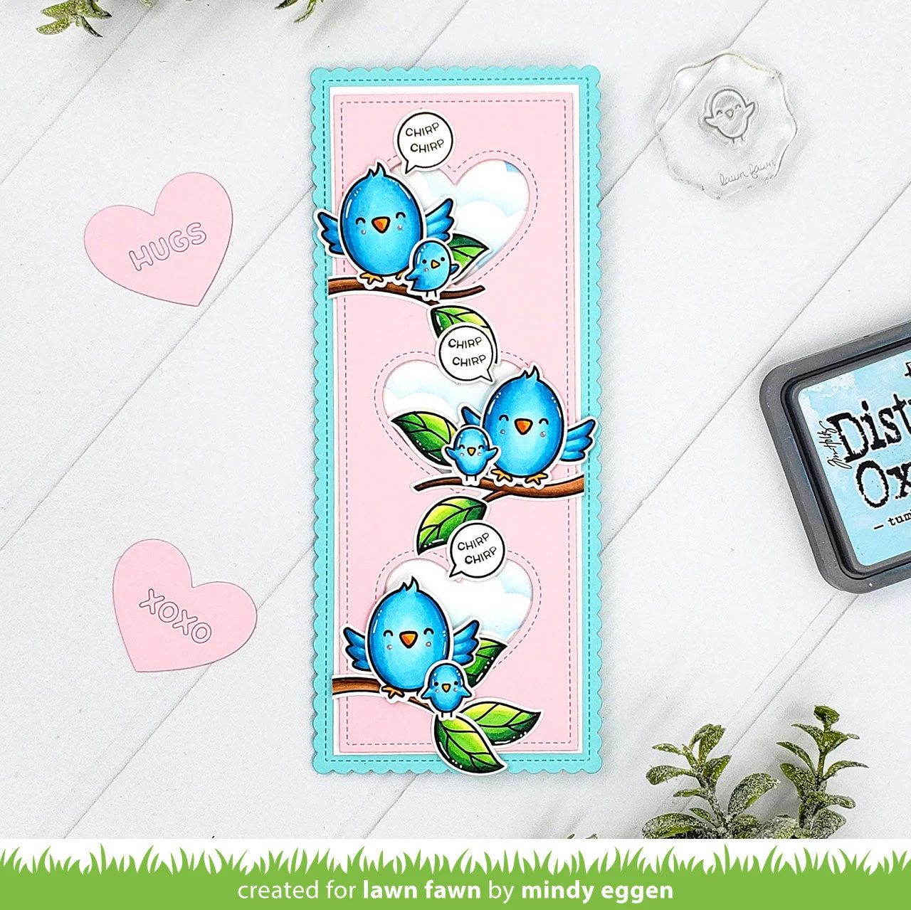 Scalloped Slimline With Hearts: Portrait 10 Scalloped Slimline With Hearts: Portrait - Image 10