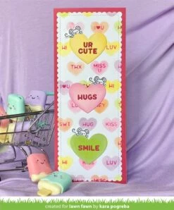 Conversation Heart Stencils -Craftora Sale Store ScallopedSlimlineWithHeartsPortrait ScallopedSlimlineWithHeartsLandscape ConversationHeart LovePoems KaraPogreba1 947916f6 4ff7 4df0 9563 1e815b029123