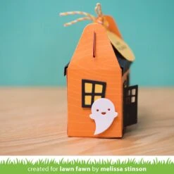 Scalloped Treat Box Haunted House Add-on 26 Scalloped Treat Box Haunted House Add-on -Craftora Sale Store ScallopedTreatBoxHalloweenHouse ScallopedTreatBox MelissaStinson 1