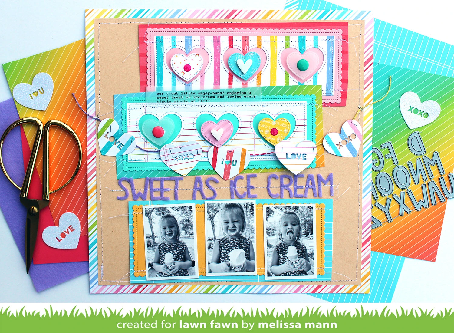 Scalloped Slimline With Hearts: Landscape 9 Scalloped Slimline With Hearts: Landscape - Image 9