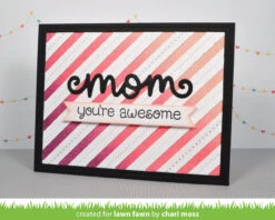 Scripty Mom -Craftora Sale Store ScriptyMom StripeBackground ChariMoss1