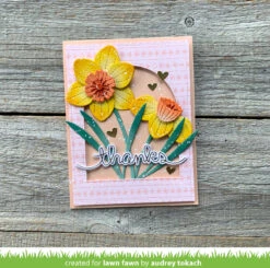 Secret Garden Window -Craftora Sale Store SecretGardenWindow DarlingDaffodils WhatsSewingOn GiantScriptyHotFoil AudreyTokach