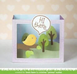 Shadow Box Card -Craftora Sale Store ShadowBoxCard ChitChat CristinaNunez01