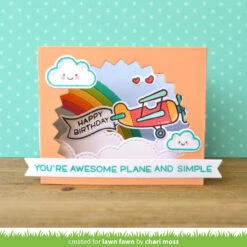 Plane And Simple -Craftora Sale Store ShadowBoxRainbowAddOn PlaneAndSimple ChariMoss1