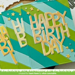 Simple Stripes: Diagonal -Craftora Sale Store SimpleStripesDiagonal GiantHappyBirthday EliseConstable2