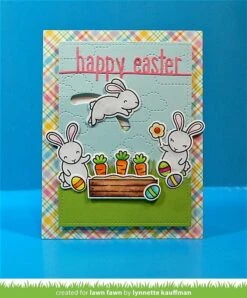 Slide On Over Semicircles -Craftora Sale Store SlideOnOverSemicircles SomeBunny HappyEasterLineBorder LynnetteKauffman