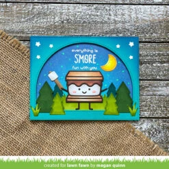Smiley S'more -Craftora Sale Store SmileyS more ForestBackdrop MeganQuinn