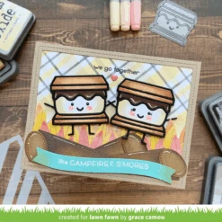 Smiley S'more -Craftora Sale Store SmileyS more SlimlineTropicalLeavesBorder GraceCamou2