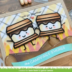 Smiley S'more -Craftora Sale Store SmileyS more SlimlineTropicalLeavesBorder GraceCamou3