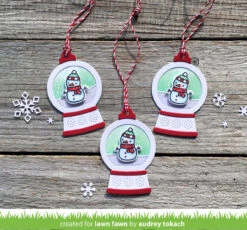 Snow Globe Gift Tag -Craftora Sale Store SnowGlobeGiftTag AudreyTokach