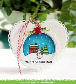 Lacy Heart Stackables -Craftora Sale Store SnowGlobeScenes LacyHeartStackables KarinAkesdotter