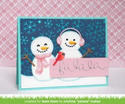 Snowflake Background Hot Foil Plate -Craftora Sale Store SnowflakeBackgroundHotFoil WinterBigScriptyWordsHotFoil BuildASnowman Yainea01