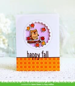 Happy Fall Line Border -Craftora Sale Store SoOwlsome HappyFallBorder KayMiller1