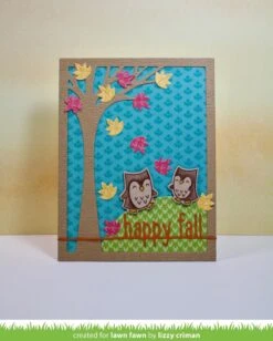 Happy Fall Line Border -Craftora Sale Store SoOwlsome HappyFallLineBorder LizzyCriman