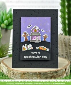 Spooky Village -Craftora Sale Store SpookyVillage SnowyBackdrop KellyAlvarez