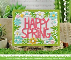 Spring Flowers Backdrop -Craftora Sale Store SpringFlowersBackdrop GiantHappySpring RebeccaKaufmann Renata