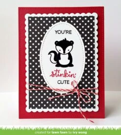 Stinkin' Cute 9 Stinkin' Cute -Craftora Sale Store StinkinCute ScallopedRectangles StitchedOvals LetsPolkaintheDark IvWong b90902a8 2633 4a04 b2c7 1ac331d132ac