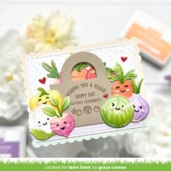 Stitched Garden Veggies 22 Stitched Garden Veggies -Craftora Sale Store StitchedGardenVeggiesDies GraceCamou2