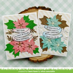 Stitched Poinsettia -Craftora Sale Store StitchedPoinsettia EliseConstable1
