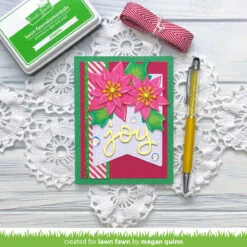 Stitched Poinsettia -Craftora Sale Store StitchedPoinsettia MeganQuinn