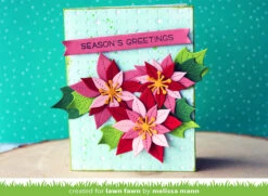 Stitched Poinsettia -Craftora Sale Store StitchedPoinsettia MelissaMann 01