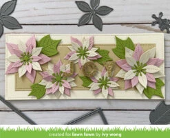 Stitched Poinsettia -Craftora Sale Store StitchedPoinsettia OliversStitchedABCs IvyWong1