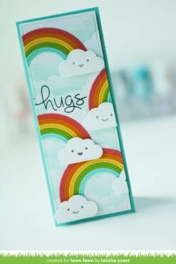 Stitched Rainbow -Craftora Sale Store StitchedRainbow LongDistanceHugs1 LatishaYoast