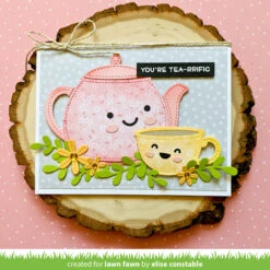 Stitched Teapot -Craftora Sale Store StitchedTeapot StitchedTeacup EliseConstable1