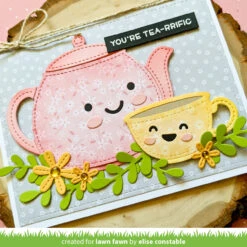 Stitched Teapot -Craftora Sale Store StitchedTeapot StitchedTeacup EliseConstable2