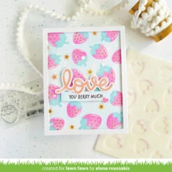 Strawberry Fields Background Stencils -Craftora Sale Store StrawberryFieldsBackgroundStencils ElenaRoussakis