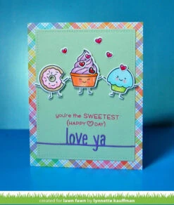 Love Ya Line Border - Lawn Fawn -Craftora Sale Store SweetFriends LoveYaLineBorder LynnetteKauffman