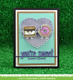 Outside In Stitched Heart Stackables 29 Outside In Stitched Heart Stackables -Craftora Sale Store SweetFriends YoureSweetLineBorder OutsideInHeart KristinClemence