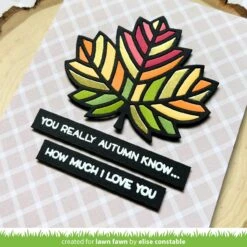 Ta-da! Diorama! Maple Leaf Window Add-on -Craftora Sale Store TaDa Diorama MapleLeafWindowAdd OnDie EliseConstable3