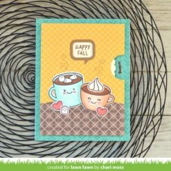 Thanks A Latte -Craftora Sale Store ThanksALatte RevealWheelSpeechBubble KnitPickyFall ChariMoss1
