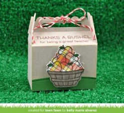 Thanks A Bushel -Craftora Sale Store ThanksaBushel ScallopedTreatBox PerfectlyPlaidFall KellyAlvarez copy