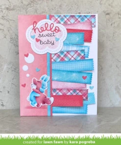 Hearts And Stars Skinny Tag -Craftora Sale Store ThoughtBubbleFrames HappyHugs HeartsandStarsSkinnyTag KaraPogreba