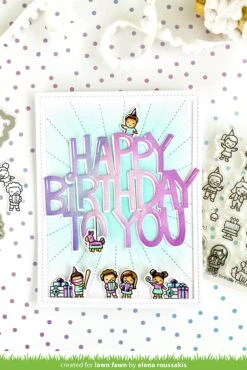 Tiny Birthday Friends 14 Tiny Birthday Friends -Craftora Sale Store TinyBirthdayFriends GiantHappyBirthdayToYouDie ElenaRoussakis1