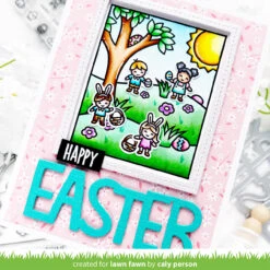 Giant Happy Easter -Craftora Sale Store TinySpringFriends WindowSceneSpring GiantHappyEaster CalyPerson2