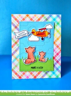 Plane And Simple -Craftora Sale Store UponAStar PlaneAndSimple StitchedCloudBackdrop LynnetteKauffman