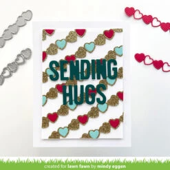 Valentine Hearts Border -Craftora Sale Store ValentineHeartsBorder MindyEggen1